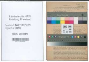Entnazifizierung Wilhelm Bark , geb. 07.11.1903 (Handelsvertreter)