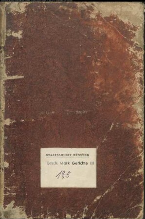 Hypothekenbuch der Bauerschaft Hiddinghausen