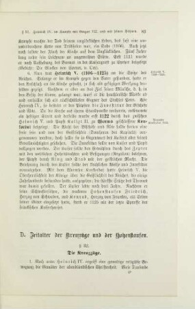 D. Zeitalter der Kreuzzüge und der Hohenstaufen