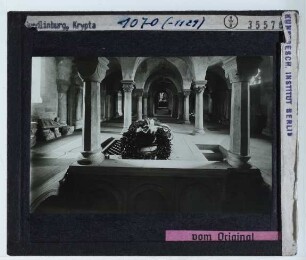 Quedlinburg, Stiftskirche St. Servatius : Innenansicht, Krypta