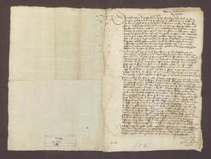 Zwei Aktenstücke über den Streit des Stifts zu Baden mit dessen Kustos Gregor Billung