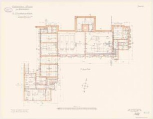 Offiziersheim Taunus, Falkenstein Wirtschaftsgebäude: Elektroinstallationssystem: Grundriss Erdgeschoss 1:100