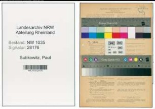 Entnazifizierung Paul Subkowitz , geb. 04.06.1900 (Geschaeftsfuehrer)