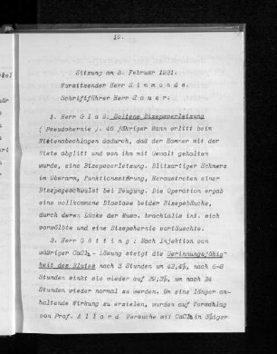 Sitzung am 8. Februar 1921.