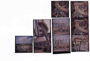 Naturzugkühlturm Großkrotzenburg - Kraftwerk Staudinger, 1975