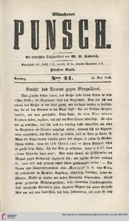 Nro. 21 (16. Mai 1852)