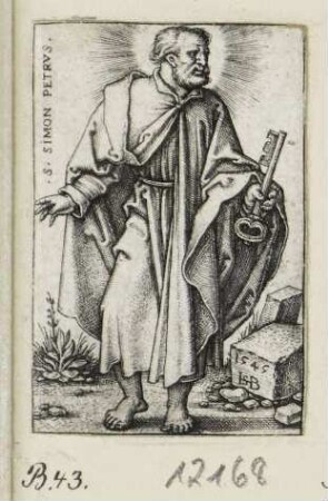 S. Simon Petrus, Blatt 1 der Folge "Zwölf Apostel"