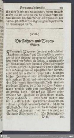 [XVII.] Die Fahnen- und Wapen-Bilder