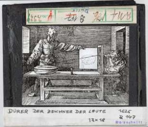 Albrecht Dürer: Der Zeichner der Laute, B 147