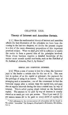 Chapter XII. Theory of Interest and Annuities Certain.