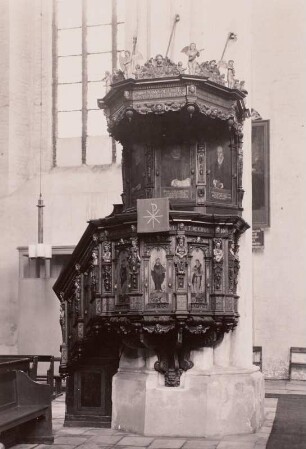 Kanzel, Marienkirche Greifswald