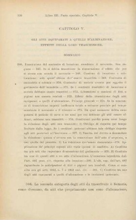 Capitolo V. Gli atti equiparati a quelli d'alienazione. Effetti della loro trascrizione