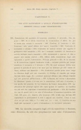 Capitolo V. Gli atti equiparati a quelli d'alienazione. Effetti della loro trascrizione