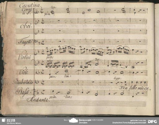 Cavatina: "Fratello mio carissimo"