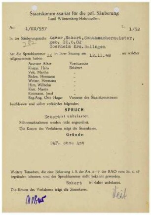 Eckert, Xaver