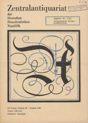 Nr. 1159: Illustrierte Bücher - Kinderbücher