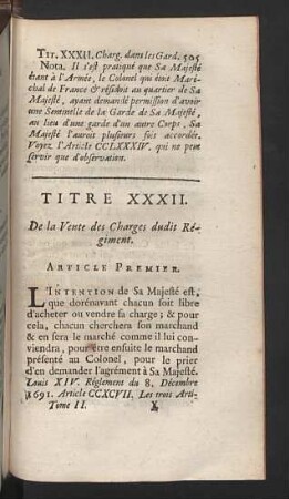 Titre XXXII.