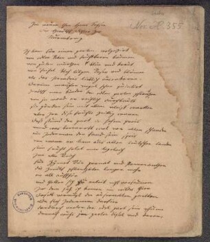 Hans Sachs: Schulkunst – Nürnberg, STN, Nor. H. 355