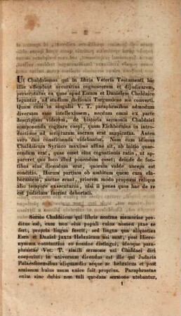 De sermonis Chaldaici proprietate : Diss. inaug.