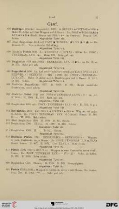 Genf (Nr. 806-877)