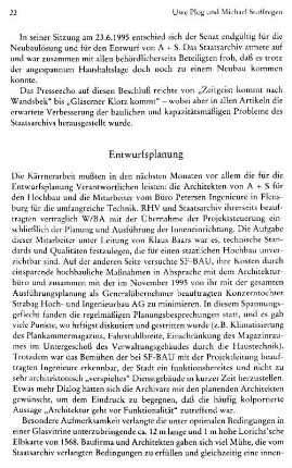 Entwurfsplanung