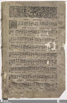 Cantus primi Chori