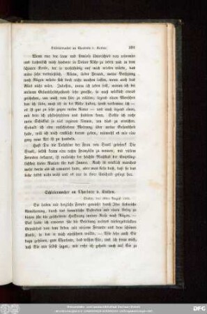 Schleiermacher an Charlotte v. Kathen. Stolpe, den 19ten August 1803.
