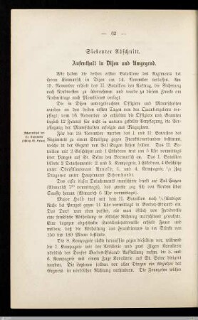 7. Abschnitt: Aufenthalt in Dijon und Umgegend