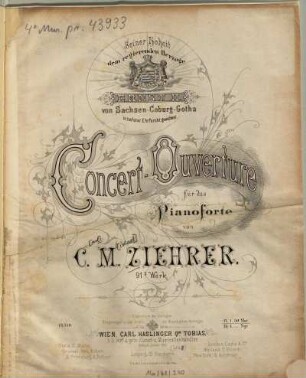 Concert-Ouverture : für Pianoforte ; op. 91