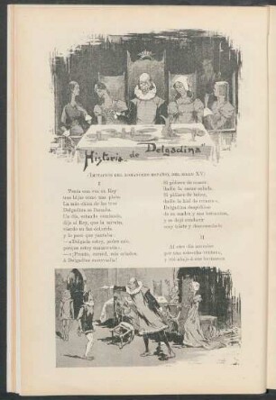 Historia de Delgadina : (Imitación del romancero español del siglo XV)