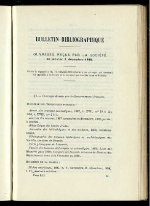 Bulletin Bibliographque