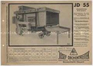 Motordreschmaschine Typ JD 55