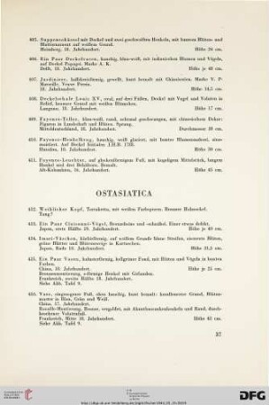 Ostasiatica (Nr. 412-456)
