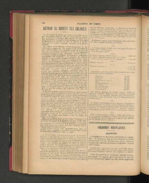 Autour Du Budget Des Colonies.