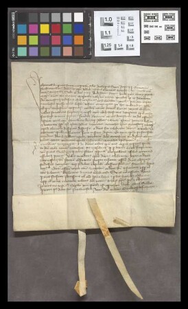 Mainz (St. Jakobsberg): Literae Johannis AEpi. Mogunt super inchoatione diuinorum in Monast. St. Jacobi Mogunt.
