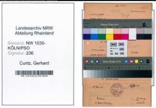 Entnazifizierung Gerhard Cuntz , geb. 00.00.0000 (Betriebsleiter)