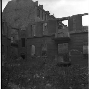 Negativ: Ruine, Cranachstraße 37, 1953