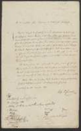 Brief von August Emanuel Fürnrohr