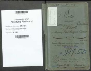 Hardt, Wilhelm 15.11.1780 oder 1754 - 22.01.1831; Geheimer Bergrat; Personalakte