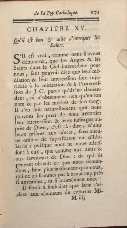 Chapitre XV. Qu'il est bon & utile d'invoquer les Saints.