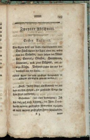 Zweyter Abschnitt.