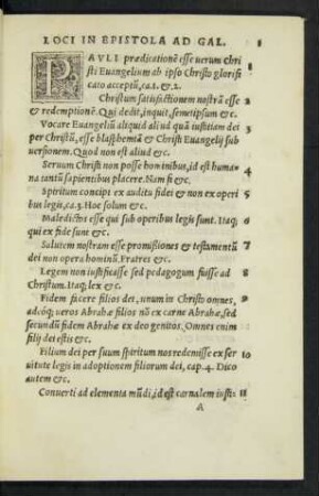 Loci In Epistola Ad Gal.