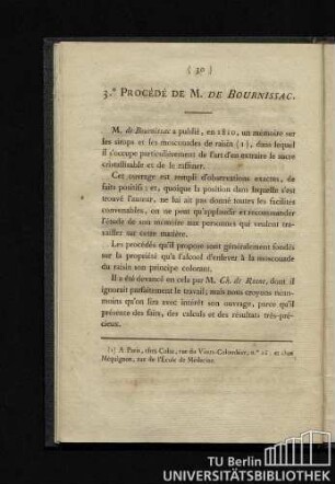 3. Procédé de M. de Bournissac.