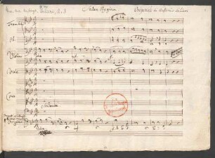 Salve Regina; Coro, orch, org; B-Dur