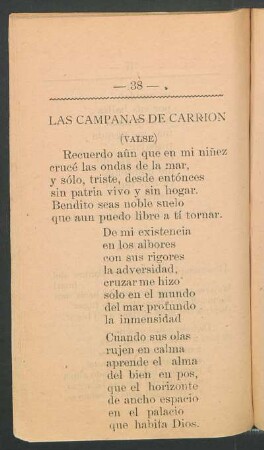 Las campañas de carrion : (Valse)