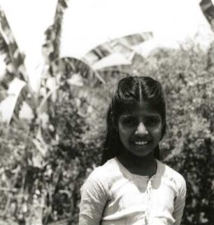 Indien. Indisches Mädchen aus Cochin
