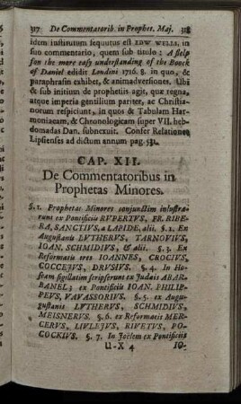 Cap. XII. De Commentatoribus in Prophetas Minores