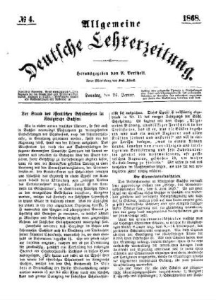 Der Stand des öffentlichen Schulwesens im Königreiche Sachsen