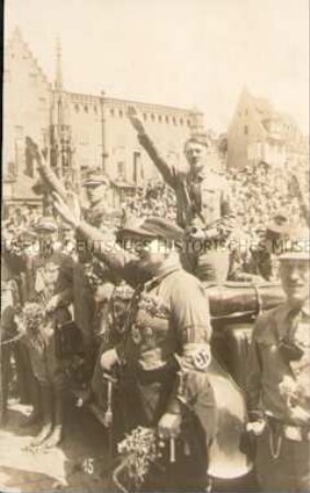 Adolf Hitler und Hermann Göring in Nürnberg (Reichsparteitag?)