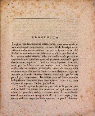 De vitiis nervorum organicis : Diss. inaug. med. ; cum tab. aen.